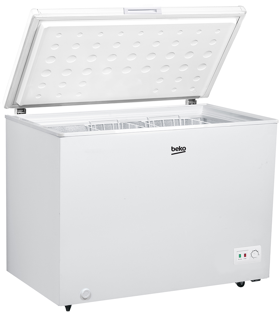 BEKO Freezer | CF316EWN | Energy efficiency class E | Chest | Free standing | Height 84.5 cm | Total net capacity 308 L | White - Image 2