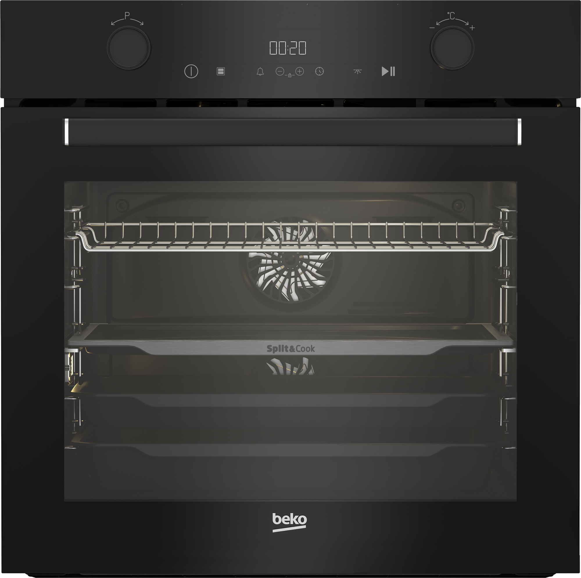 BEKO Oven | BBVM17400B | 72 L | Electric | Hydrolytic | Electronic | Steam function | Height 59.5 cm | Width 59.4 cm | Black