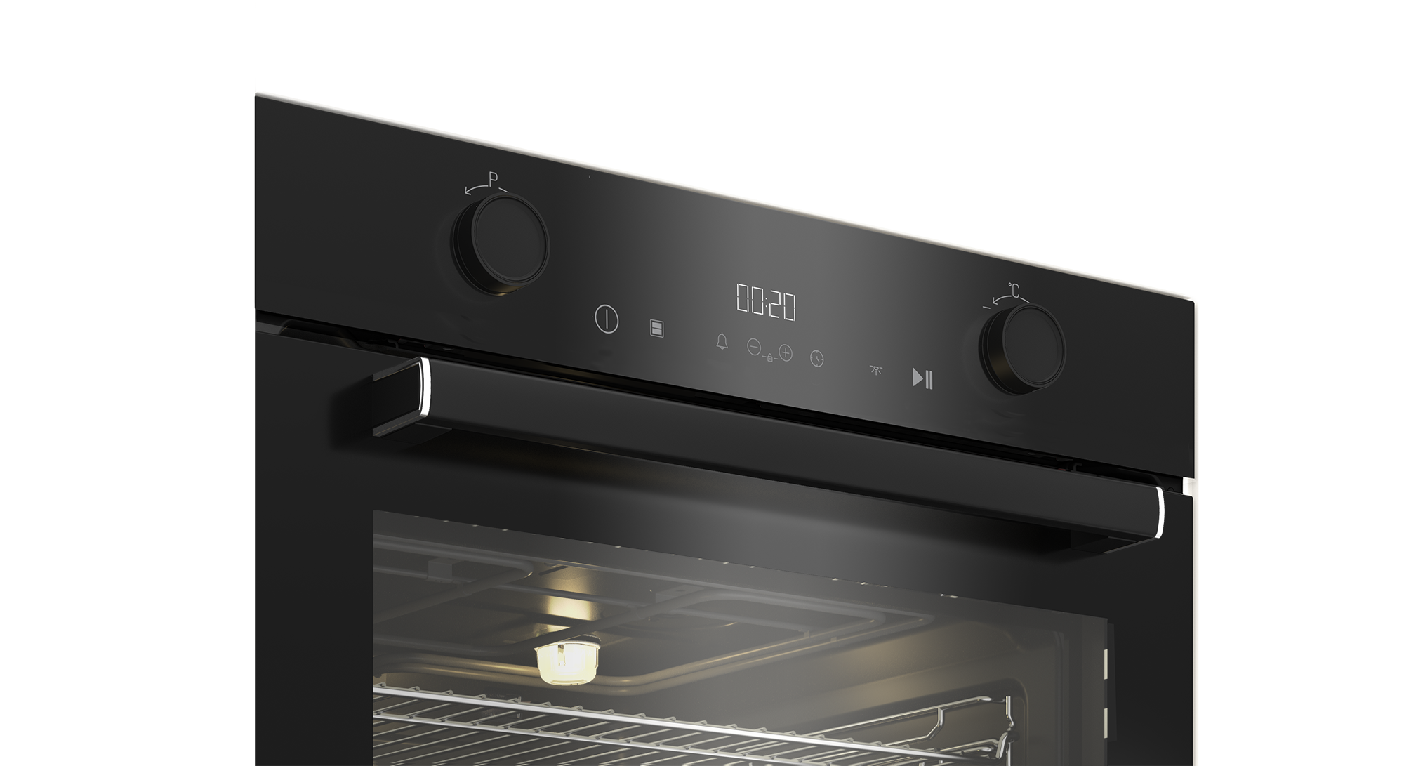 BEKO Oven | BBVM17400B | 72 L | Electric | Hydrolytic | Electronic | Steam function | Height 59.5 cm | Width 59.4 cm | Black - Image 3