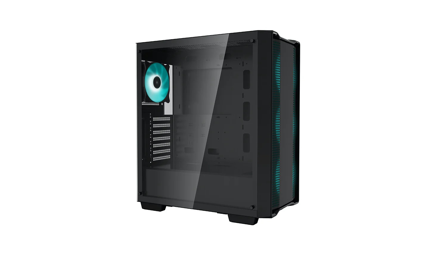 Deepcool | MID TOWER CASE (without fans) | CC560 | Side window | Black | Mid-Tower | Power supply included No | ATX PS2 - Image 2