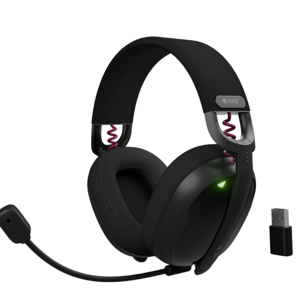 Fury | Gaming Headset | Fukiya F6 | Bluetooth | Over-Ear | Microphone | Black | Wireless