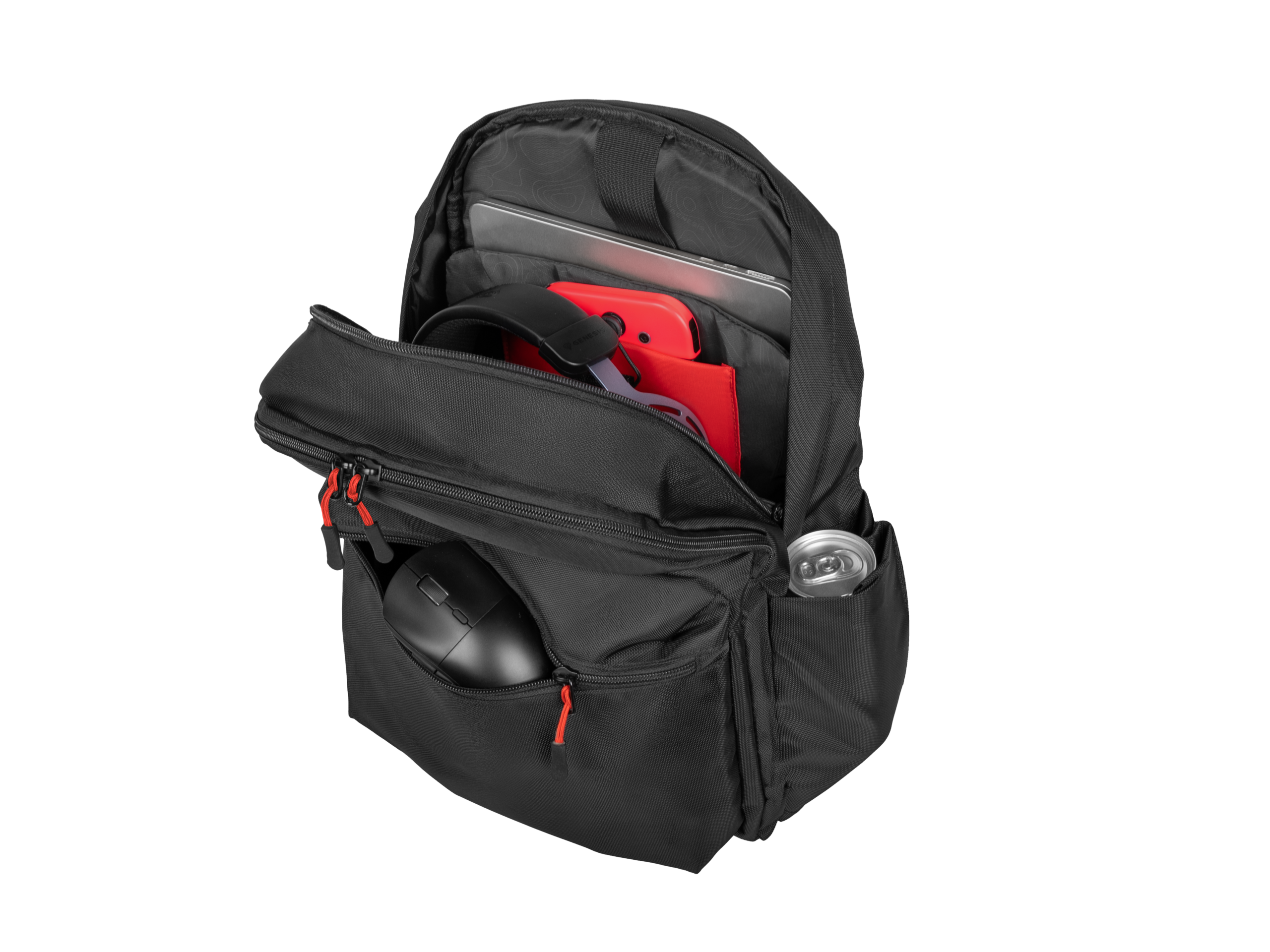 Genesis Pallad 200 | Fits up to size 14.1 " | Backpack | Black | Shoulder strap - Image 9