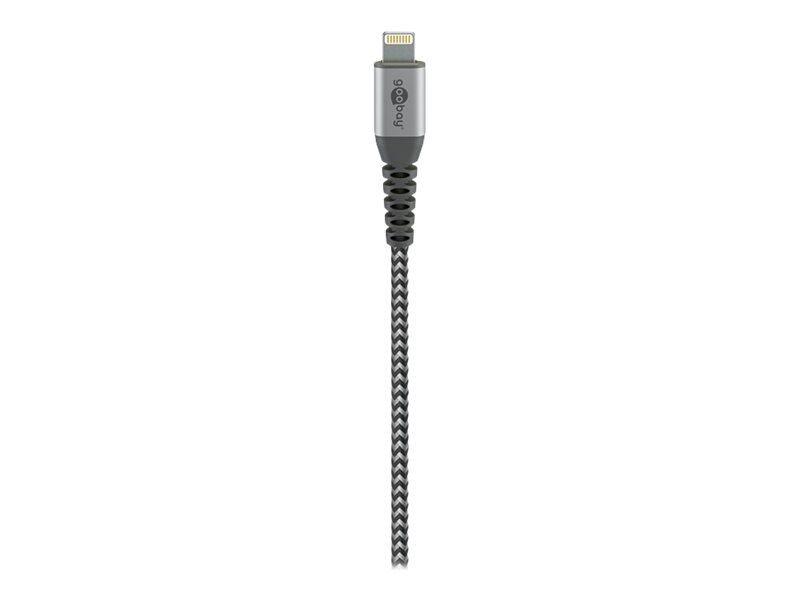 Goobay | Lightning to USB-A Textile Cable with Metal Plugs | 49268 | USB-A to Lightning - Image 6