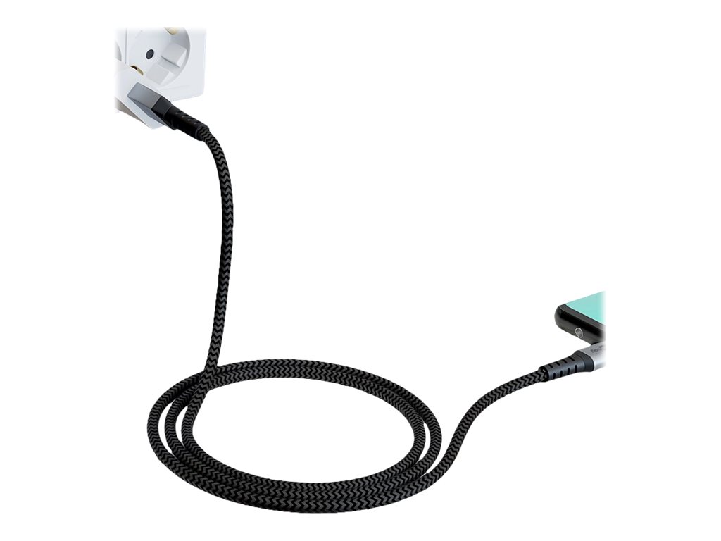 Goobay | USB-C to USB-A Textile Cable with Metal Plugs | 49296 | USB-C to USB-A - Image 3