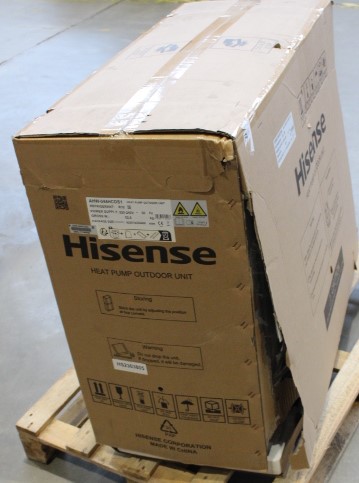 SALE OUT. Hisense Hi-Therma 4,4 kw heat pump Split type Outdoor unit | Hisense AHW-044HCDS1 | Hi-Therma 4.4 kw heat pump Split type Outdoor unit | DAMAGED PACKAGING, DENT ON TOP, BENT RADIATOR GRILLES