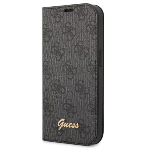 GUESS | Book Case | Apple | iPhone 14 Pro Max | Rubber/Silicone | Black