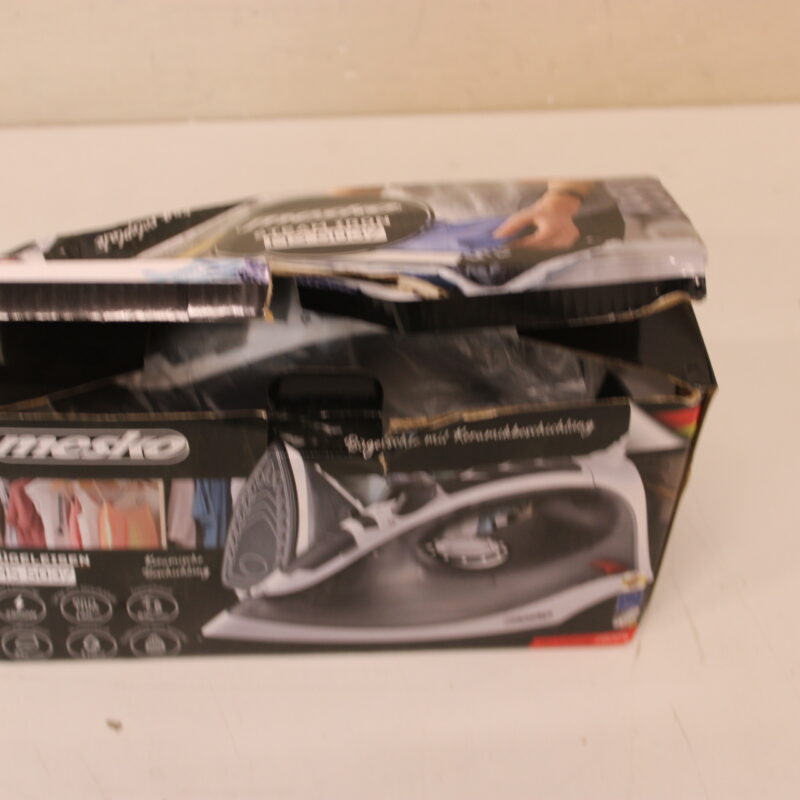 SALE OUT. Mesko MS 5037 Steam iron 2800W, Grey | Mesko MS 5037 | Steam Iron | 2800 W | Water tank capacity 170 ml | Continuous steam 35 g/min | Grey | DAMAGED PACKAGING, SCRATCHED ON KERAMIC PLATE