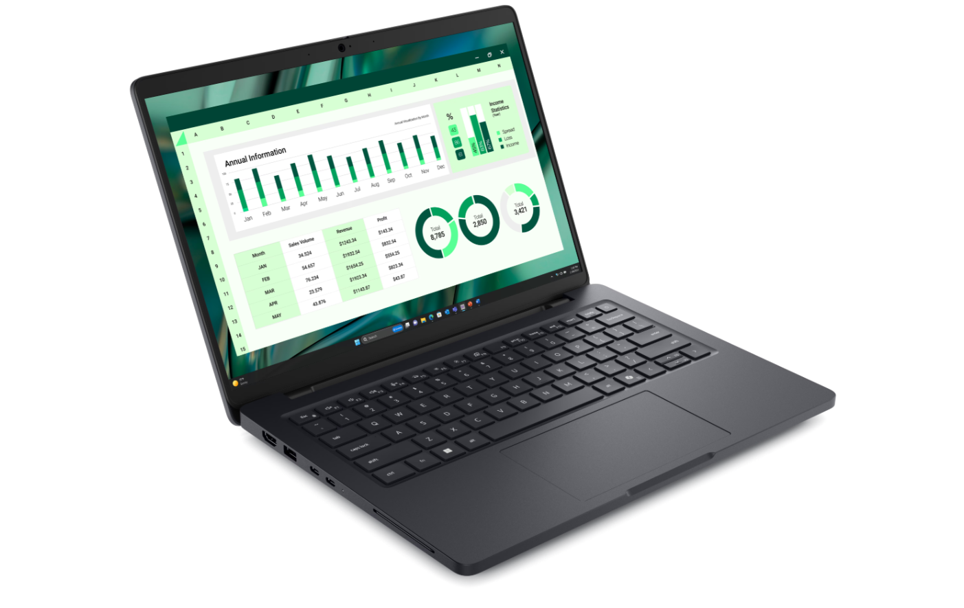 Dell Pro Max 14 MC14250 | 14 " | FHD+ | Intel Core Ultra 7 | 255H | 32 GB | DDR5 | Solid-state drive capacity 512 GB | NVIDIA RTX PRO 500 Blackwell | GDDR7 | 6 GB | Windows 11 Pro | Keyboard language Estonian | Keyboard backlit | Warranty 36 month(s) | Battery warranty 12 month(s) - Image 2