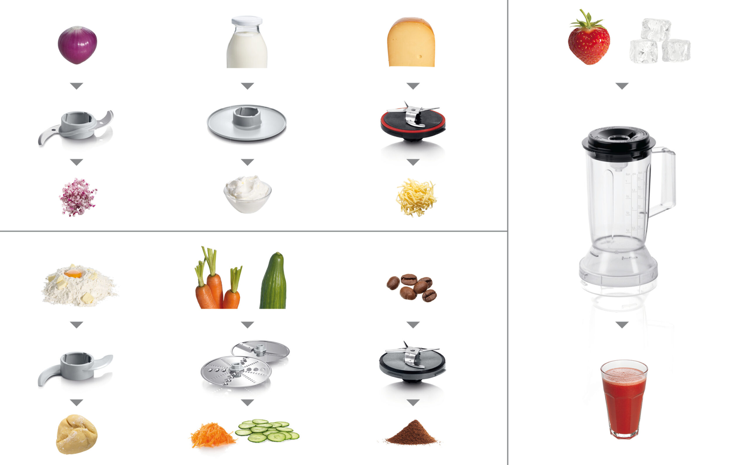 Bosch | MCM3501M | 800 W | Number of speeds 2 | Bowl capacity 2.3 L | Ice crushing | Black - Image 9