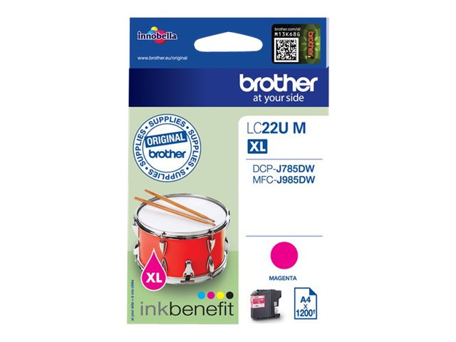 Brother LC-22UM | Ink Cartridge | Magenta - Image 2