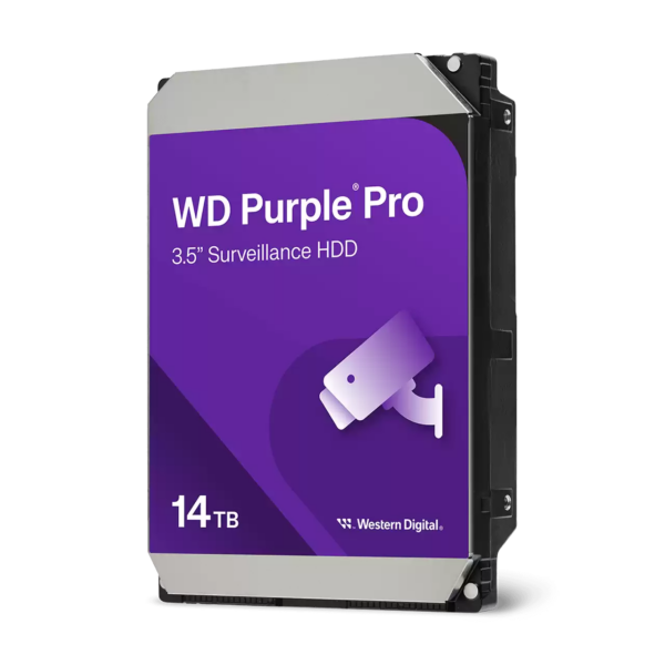 Western Digital Purple Pro Smart Video Hard Drive | 7200 RPM | 14000 GB