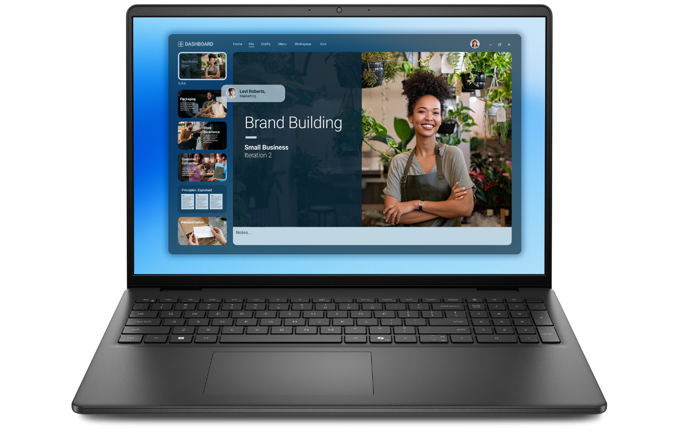 Dell 16 DC16250 | Carbon Black | 16 " | 2K | 1920 x 1200 pixels | Anti-glare | Intel Core 7 | 150U | 16 GB | DDR5 | Solid-state drive capacity 1000 GB | Intel Graphics | Windows 11 Home | 802.11ax | Keyboard language English | Keyboard backlit | Warranty 36 month(s) | Battery warranty 12 month(s)