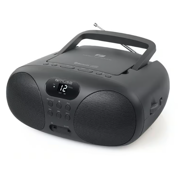 Muse Portable Radio CD Player With Bluetooth | MD-208BT | AUX in