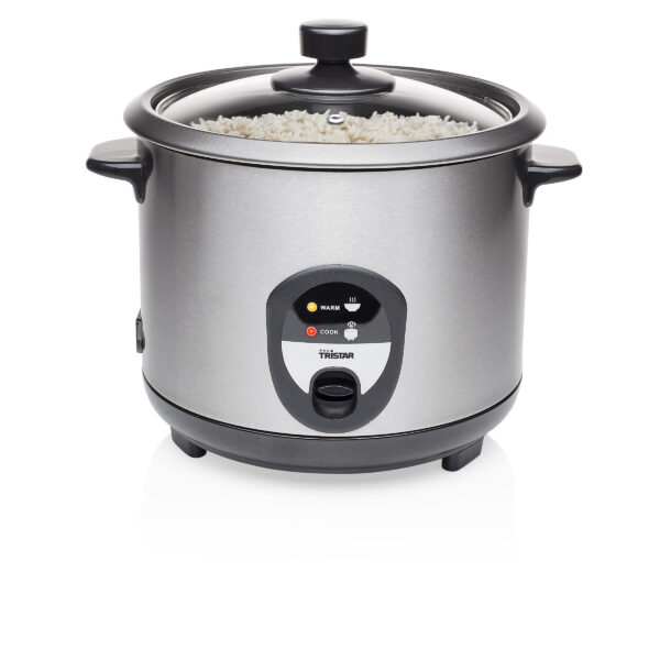 Tristar | RK-6127 | Rice cooker | 500 W | Black/Stainless steel