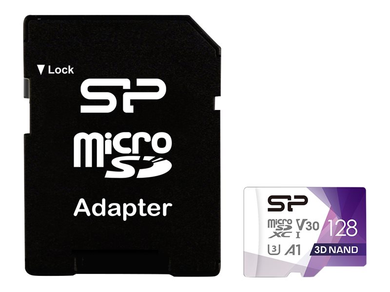 Silicon Power | Superior Pro | 128 GB | micro SDXC | Flash memory class 10 | with Adapter - Image 3
