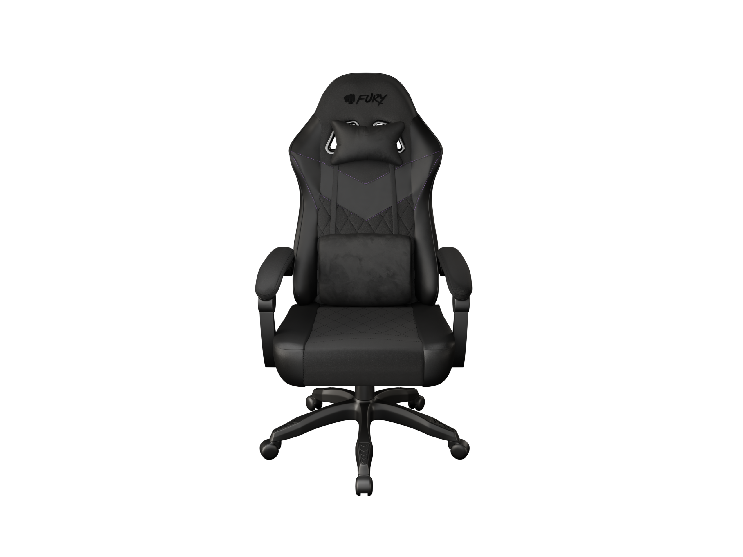 Fury Eco leather/Fabric/Nylon | Gaming Chair | Shinai S2 | Black