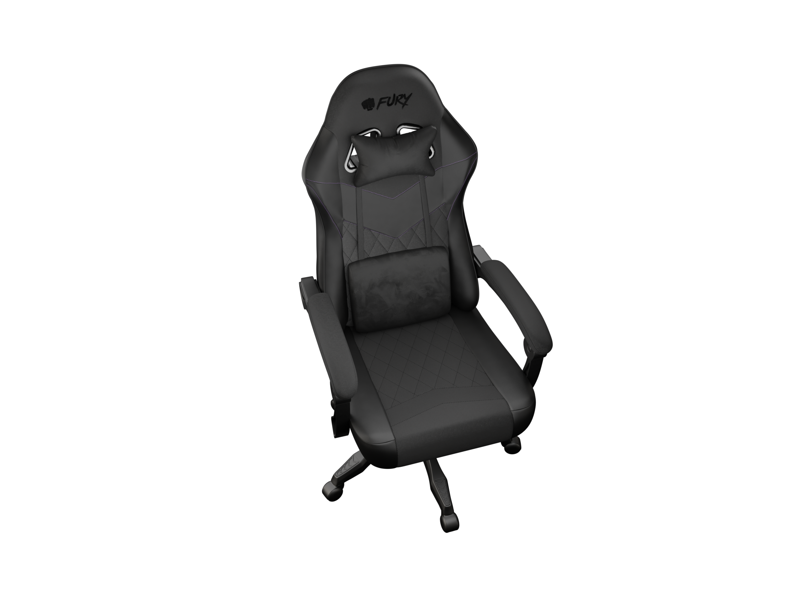 Fury Eco leather/Fabric/Nylon | Gaming Chair | Shinai S2 | Black - Image 11