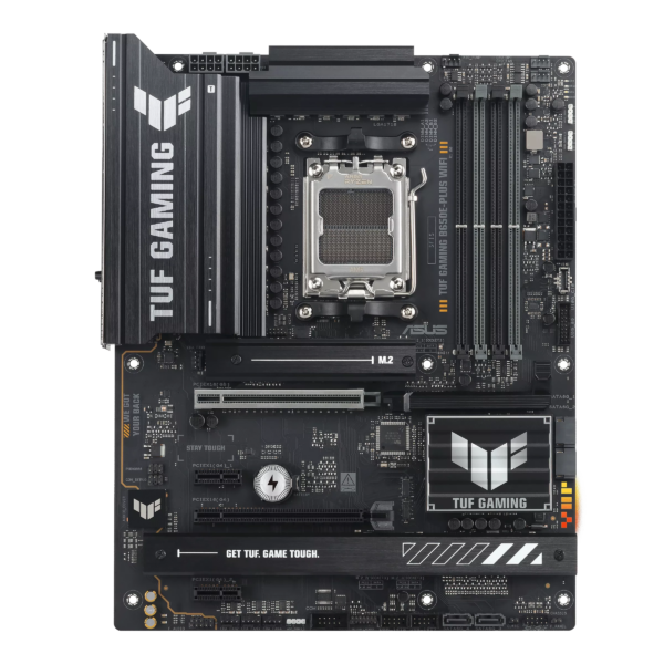 Asus TUF GAMING B650E-PLUS WIFI | Processor family AMD | Processor socket AM5 | DDR5 | Supported hard disk drive interfaces SATA, M.2 | Number of SATA connectors 4