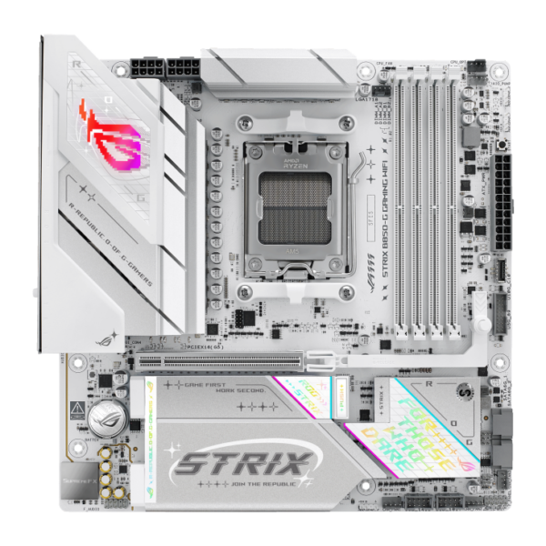 Asus ROG STRIX B850-G GAMING WIFI | Processor family AMD | Processor socket AM5 | DDR5 | Supported hard disk drive interfaces SATA, M.2 | Number of SATA connectors 2