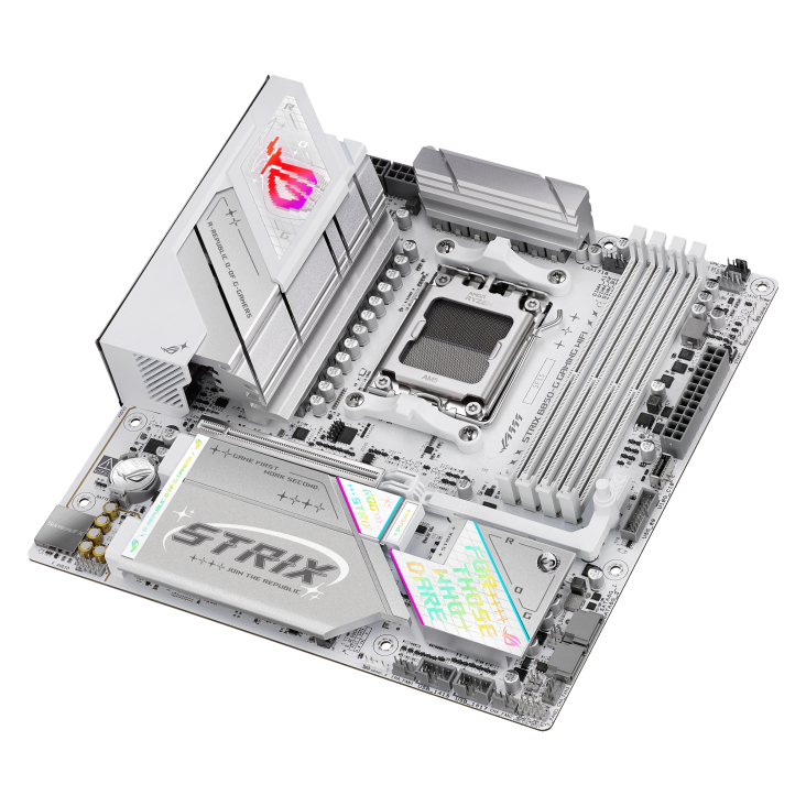 Asus ROG STRIX B850-G GAMING WIFI | Processor family AMD | Processor socket AM5 | DDR5 | Supported hard disk drive interfaces SATA, M.2 | Number of SATA connectors 2 - Image 6
