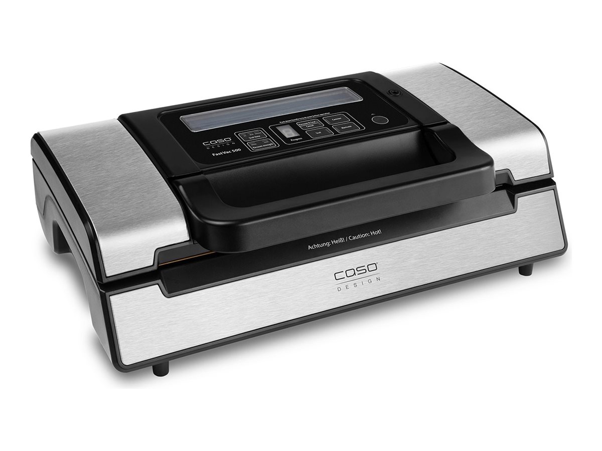 Caso | Professional Vacuum sealer | FastVAC 500 | Power 130 W | Temperature control | Stainless steel - Image 2