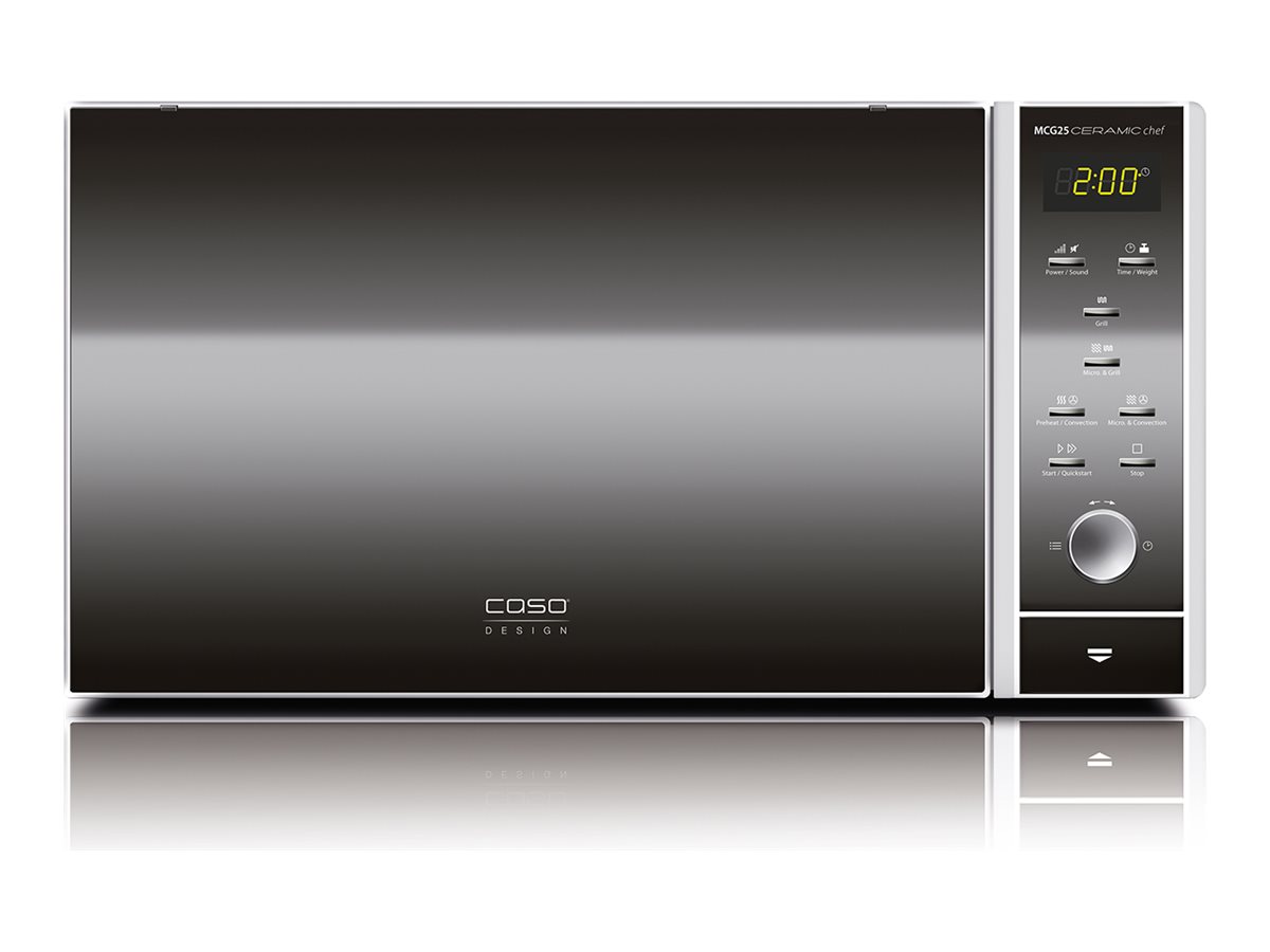 Caso | Microwave oven | MCG 25 | Free standing | 25 L | 900 W | Convection | Grill | Black - Image 3