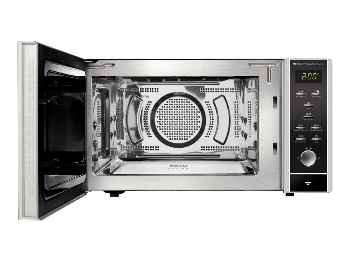 Caso | Microwave oven | MCG 25 | Free standing | 25 L | 900 W | Convection | Grill | Black - Image 5