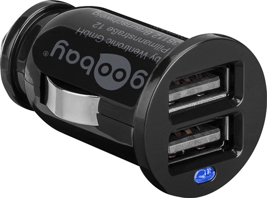 Goobay | Goodbay Dual USB car charger 2,1A | 5 V