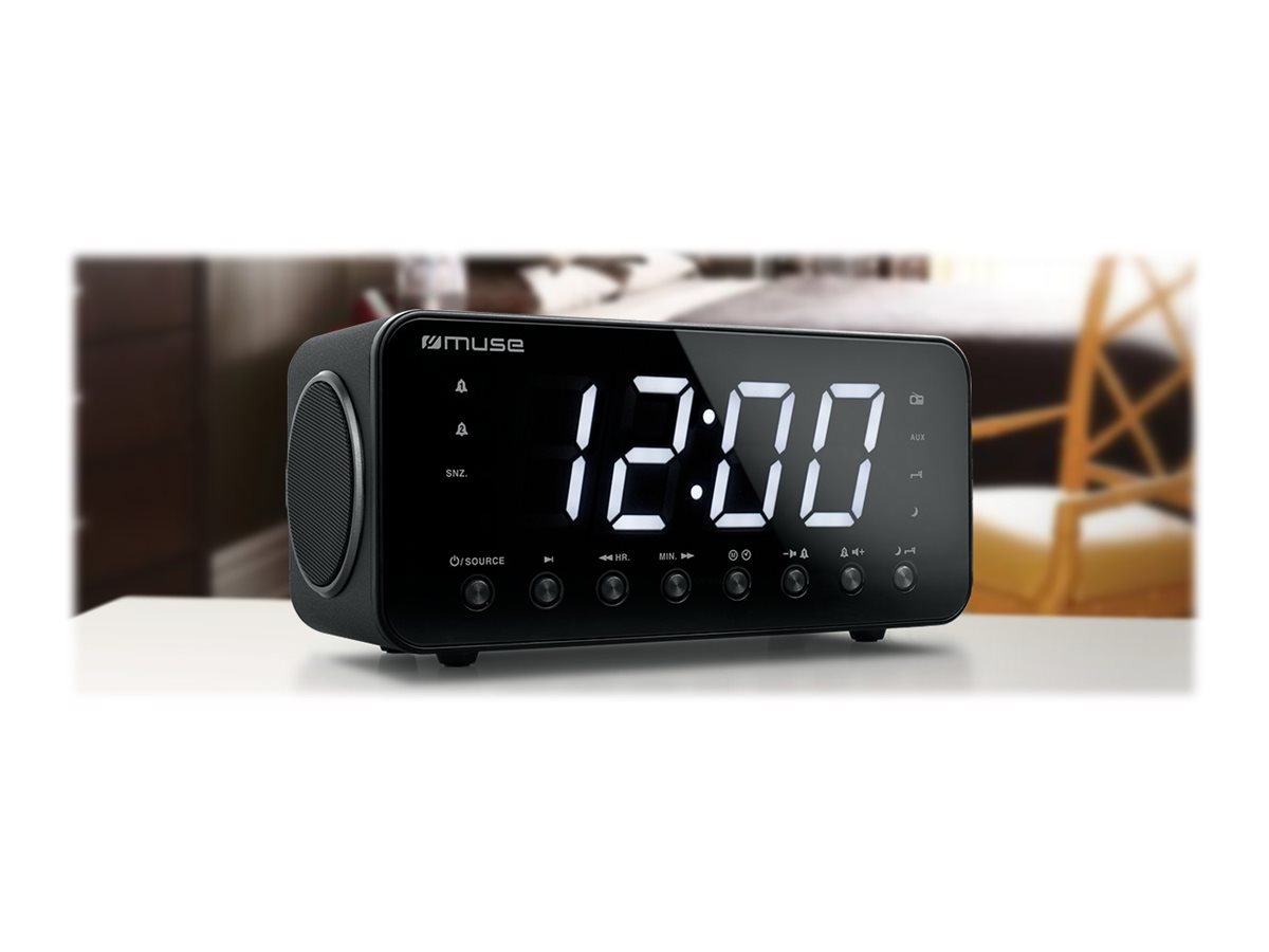 Muse | Clock radio | M-192CR | Black - Image 4