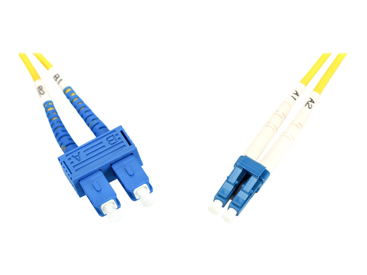 Digitus | Patch Cord | DK-2932-02 | Cable diameter 3 mm; Cable type: I-VH 2E9/125µ; Fiber diameter: 09/125µ; Connector 1/2: LC/SM | Yellow - Image 8