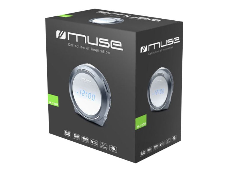 Muse | Clock radio PLL | M-12CR | Alarm function | Black - Image 4