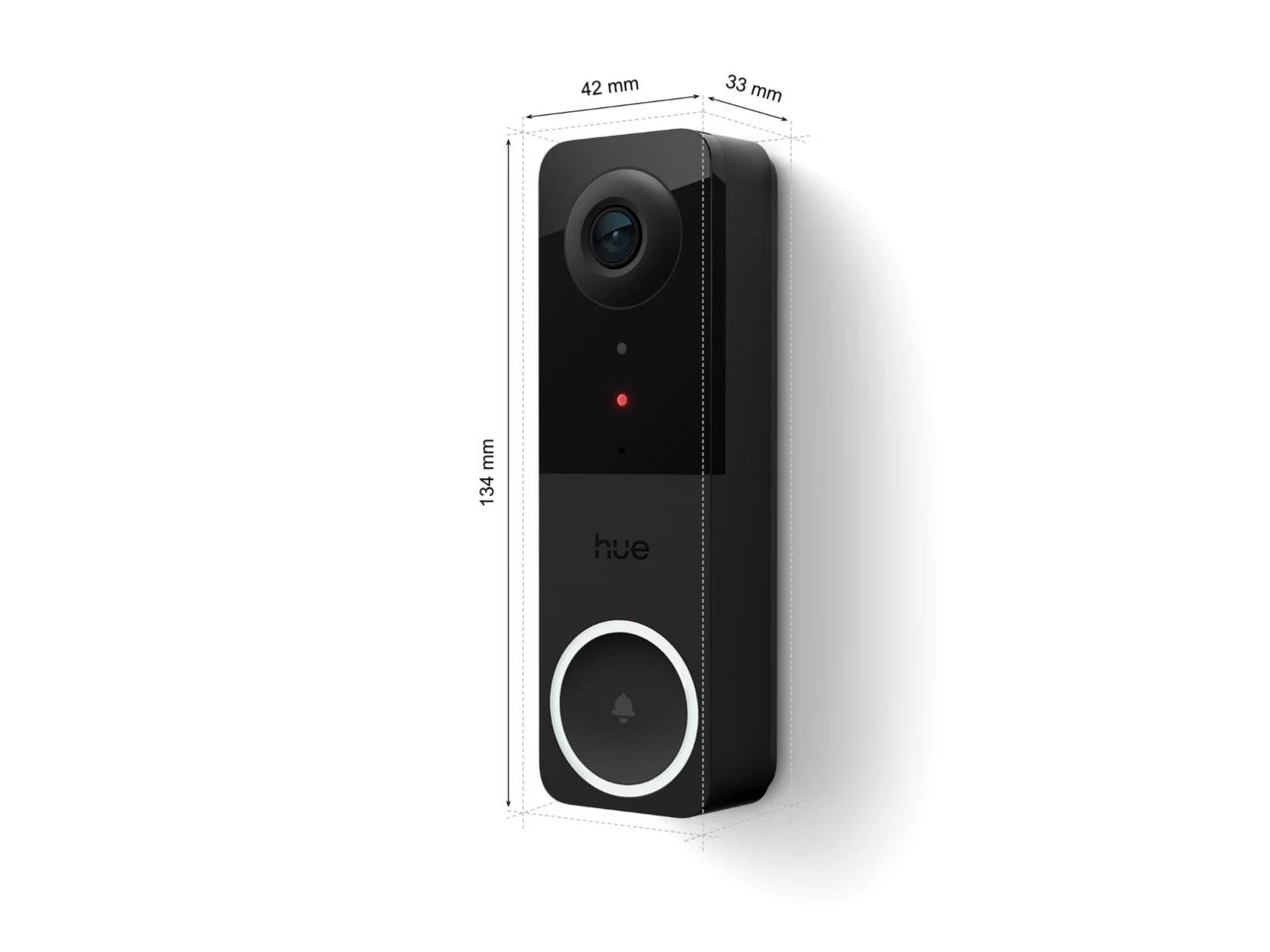 Philips Hue Video Doorbell Camera, EU/UK | Black - Image 4