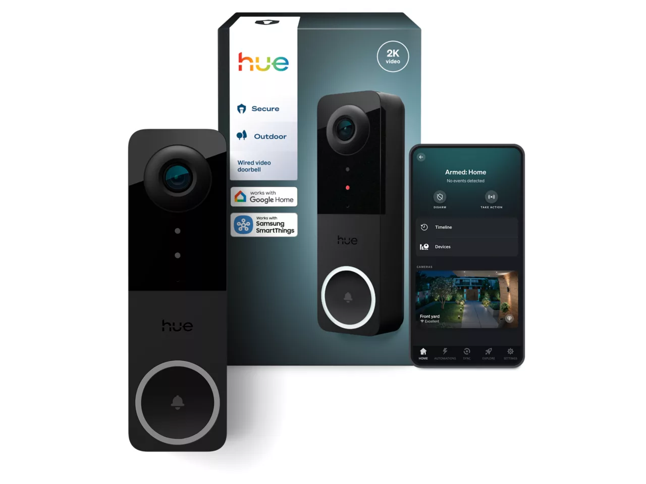 Philips Hue Video Doorbell Camera, EU/UK | Black - Image 6