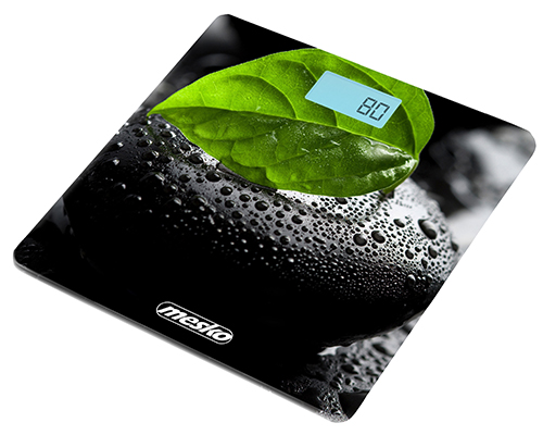 Mesko | Bathroom scales | MS 8149 | Maximum weight (capacity) 150 kg | Accuracy 100 g | Black/ green