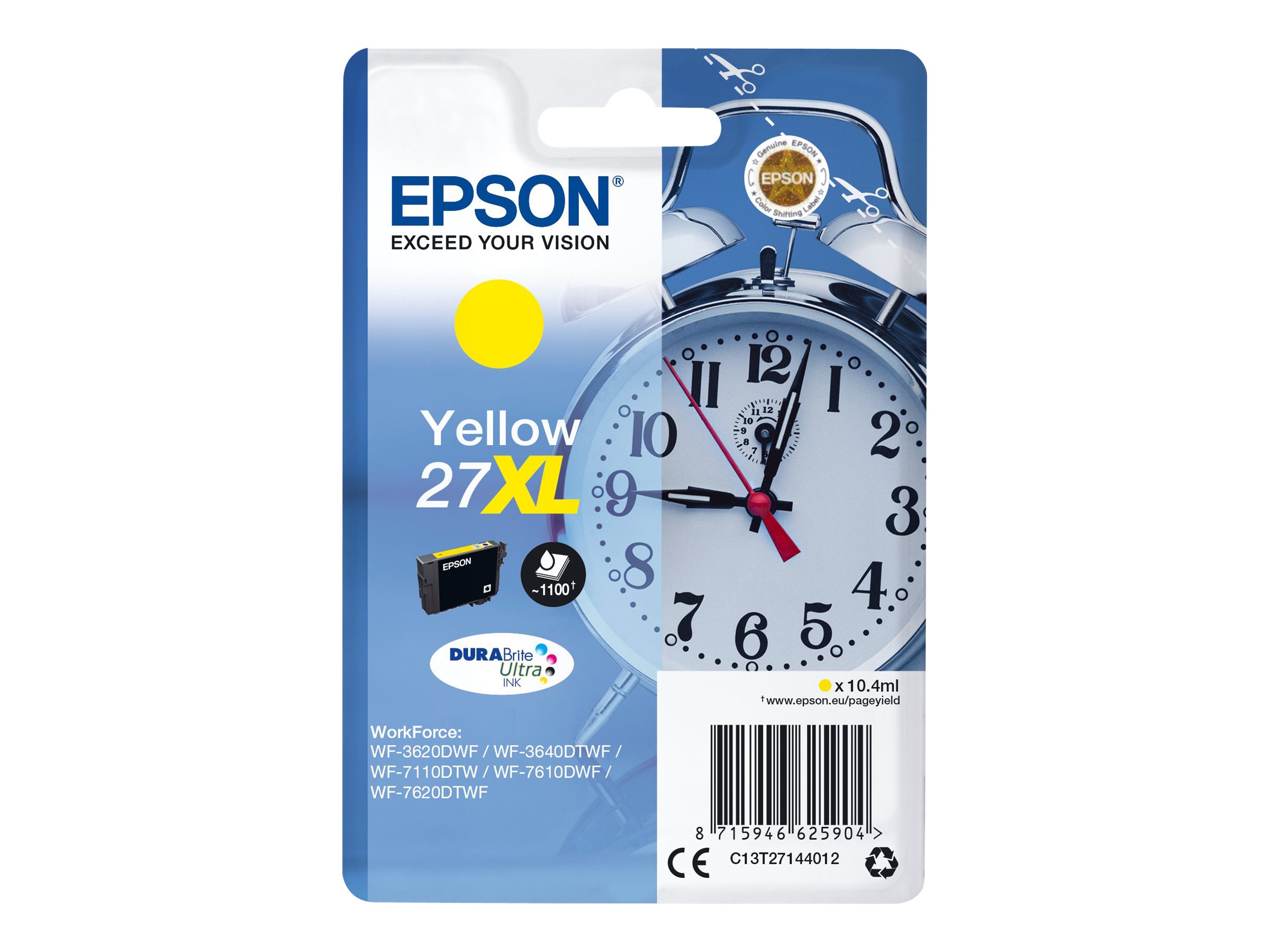 Epson T2714 | 27XL | Ink cartridge | Yellow - Image 2
