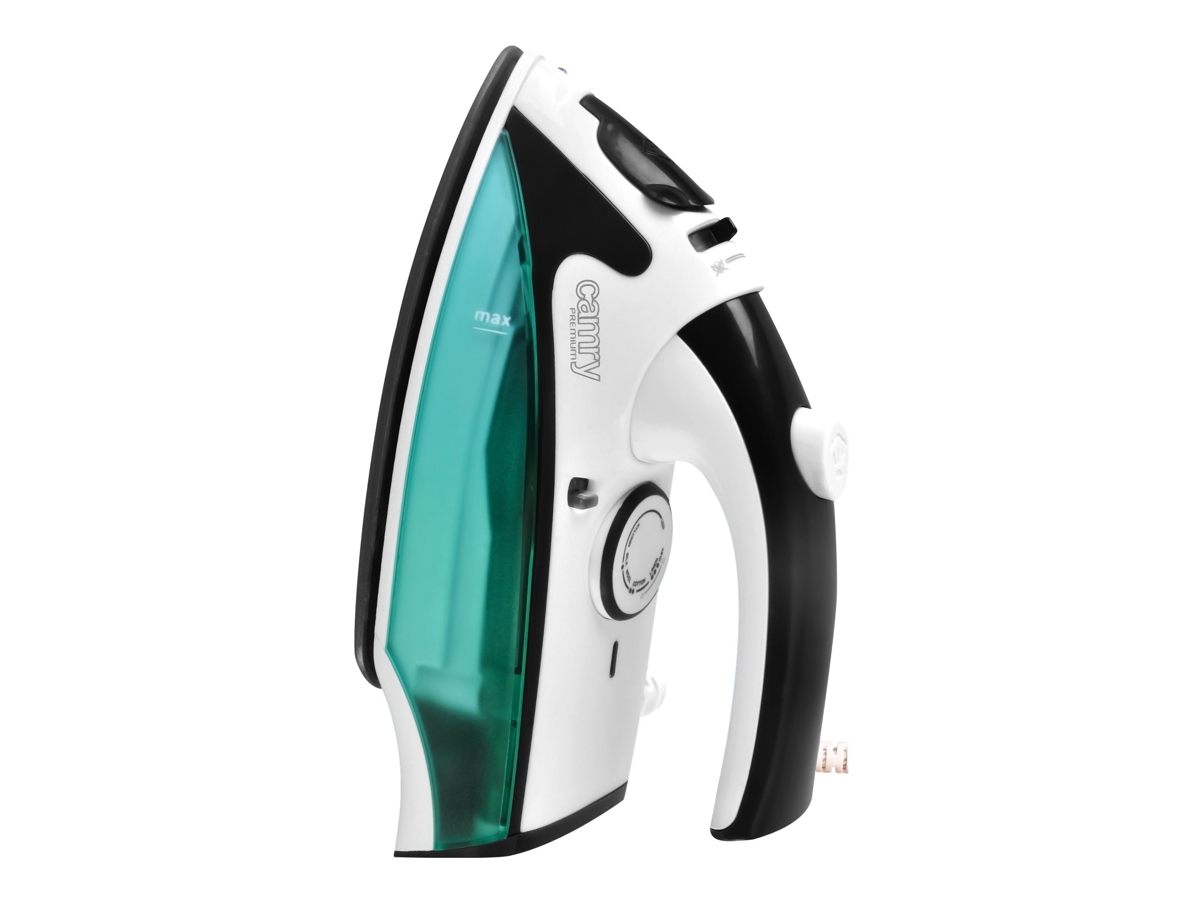 Camry | CR 5024 | Steam Travel iron | 840 W | Water tank capacity 40 ml | White/green/black - Image 2