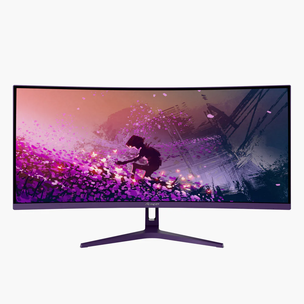 Arozzi | Nova | 34 " | VA | UWQHD | 21:9 | 165 Hz | 1 ms | 3440 x 1440 pixels | 350 cd/m² | HDMI ports quantity 2 | Purple - Image 2