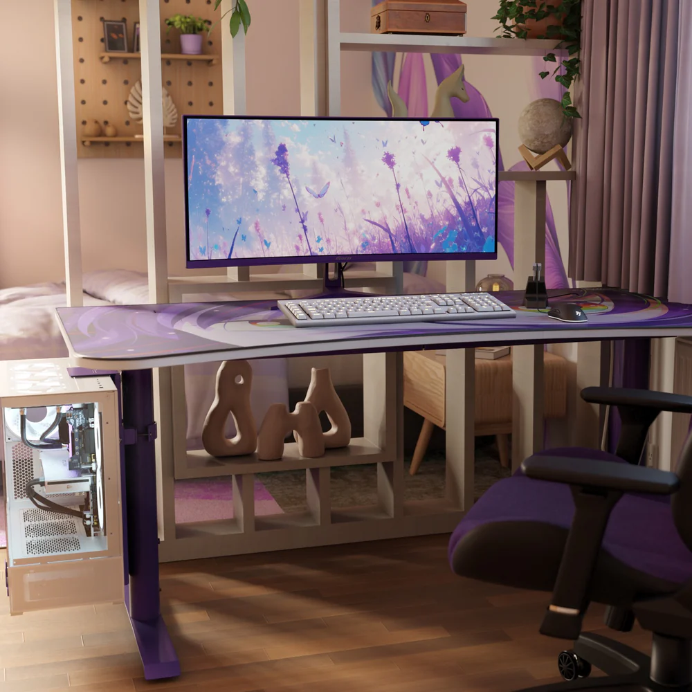 Arozzi | Nova | 34 " | VA | UWQHD | 21:9 | 165 Hz | 1 ms | 3440 x 1440 pixels | 350 cd/m² | HDMI ports quantity 2 | Purple - Image 6