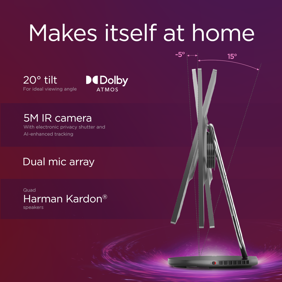 Lenovo Yoga AIO 32ILL10 31.5 UHD ULT7-258V/32GB/1TB/NVIDIA GF RTX 4050 6GB/WIN11 Pro/Nordic kbd/2Y Warranty | Lenovo Yoga | AIO 32ILL10 | Desktop | AIO | 31.5 " | Inte Core Ultra 7 | 258V | 32 GB | Soldered LPDDR5x | 1000 GB | NVIDIA GeForce RTX 4050 | Nordic | Windows 11 Pro | Warranty 24 month(s) - Image 45