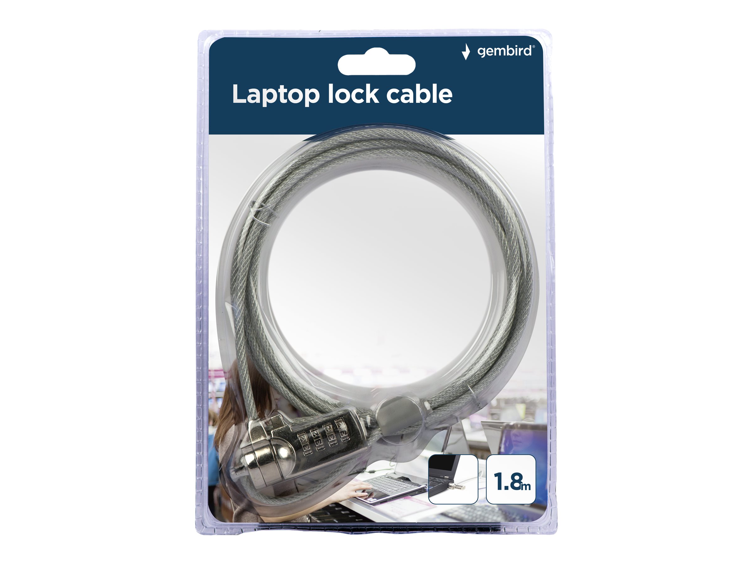 Cable lock for notebooks (4-digit combination) | LK-CL-01 - Image 3