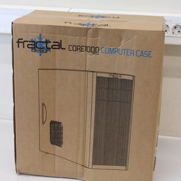 SALE OUT. Fractal Design | Core 1000 USB 3.0 | Black | Micro ATX | DAMAGED PACKAGING, BENT ON THE SIDE | Power supply included No
