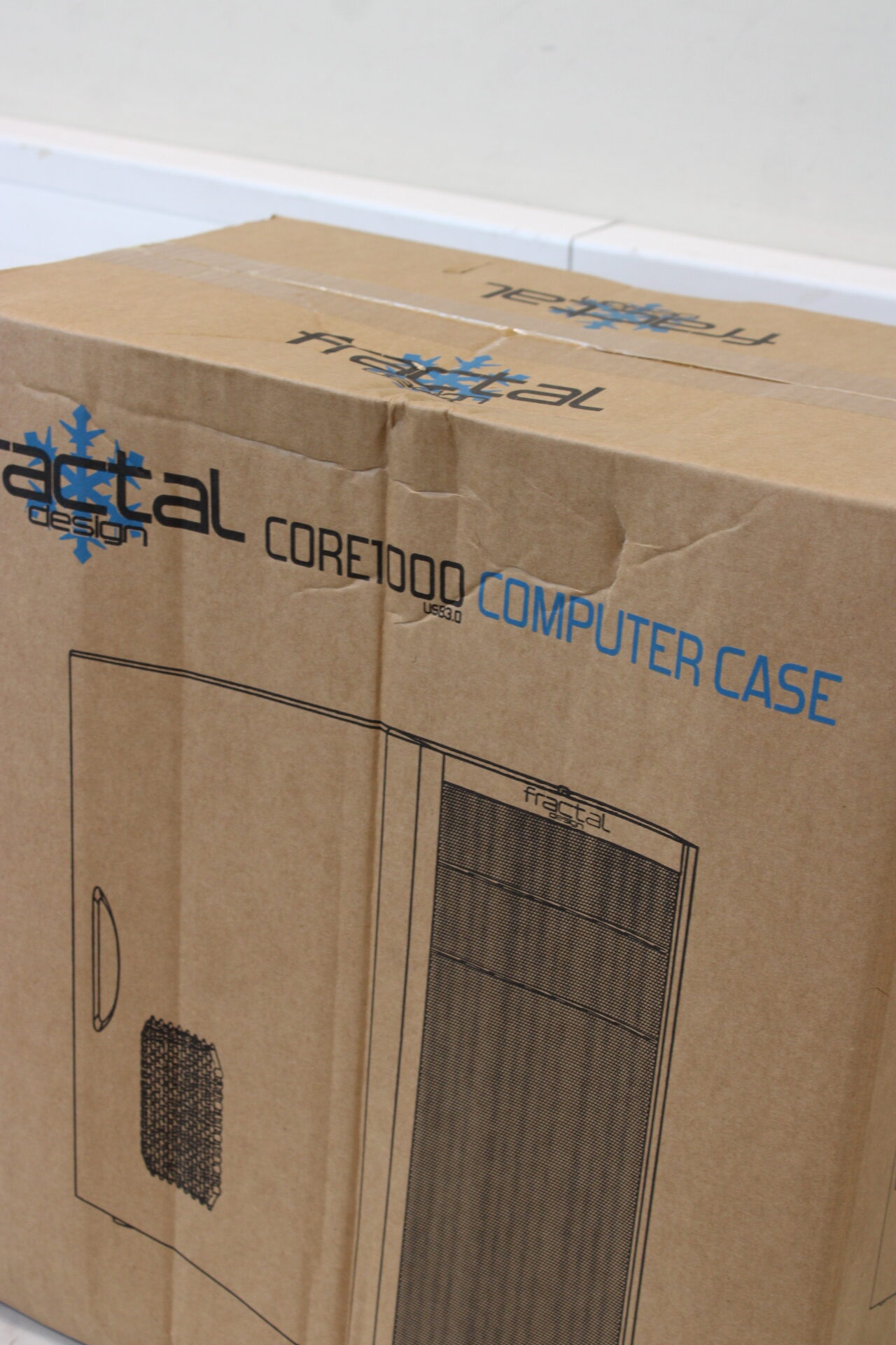 SALE OUT. Fractal Design | Core 1000 USB 3.0 | Black | Micro ATX | DAMAGED PACKAGING, BENT ON THE SIDE | Power supply included No - Image 2