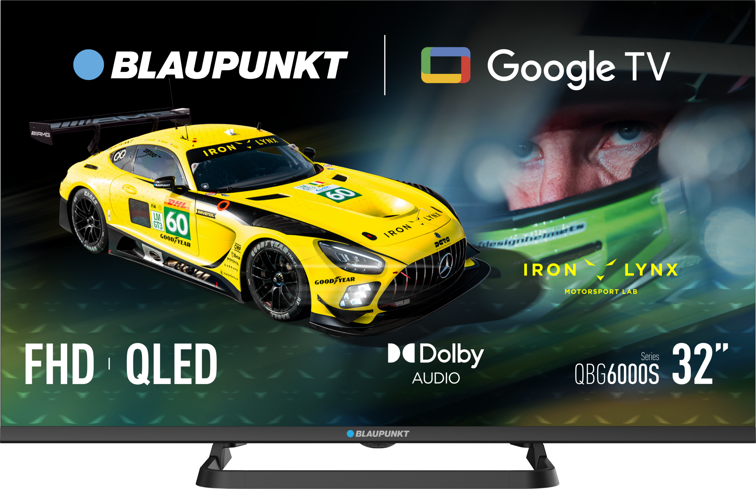 Blaupunkt QLED TV | 32QBG6000S | 32 | Smart TV | Google TV | Black