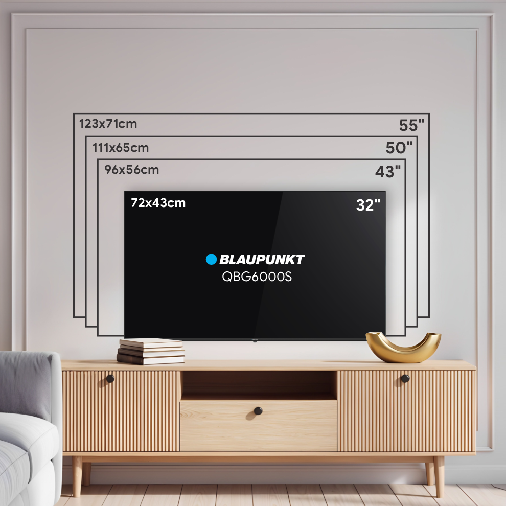 Blaupunkt QLED TV | 32QBG6000S | 32 | Smart TV | Google TV | Black - Image 8