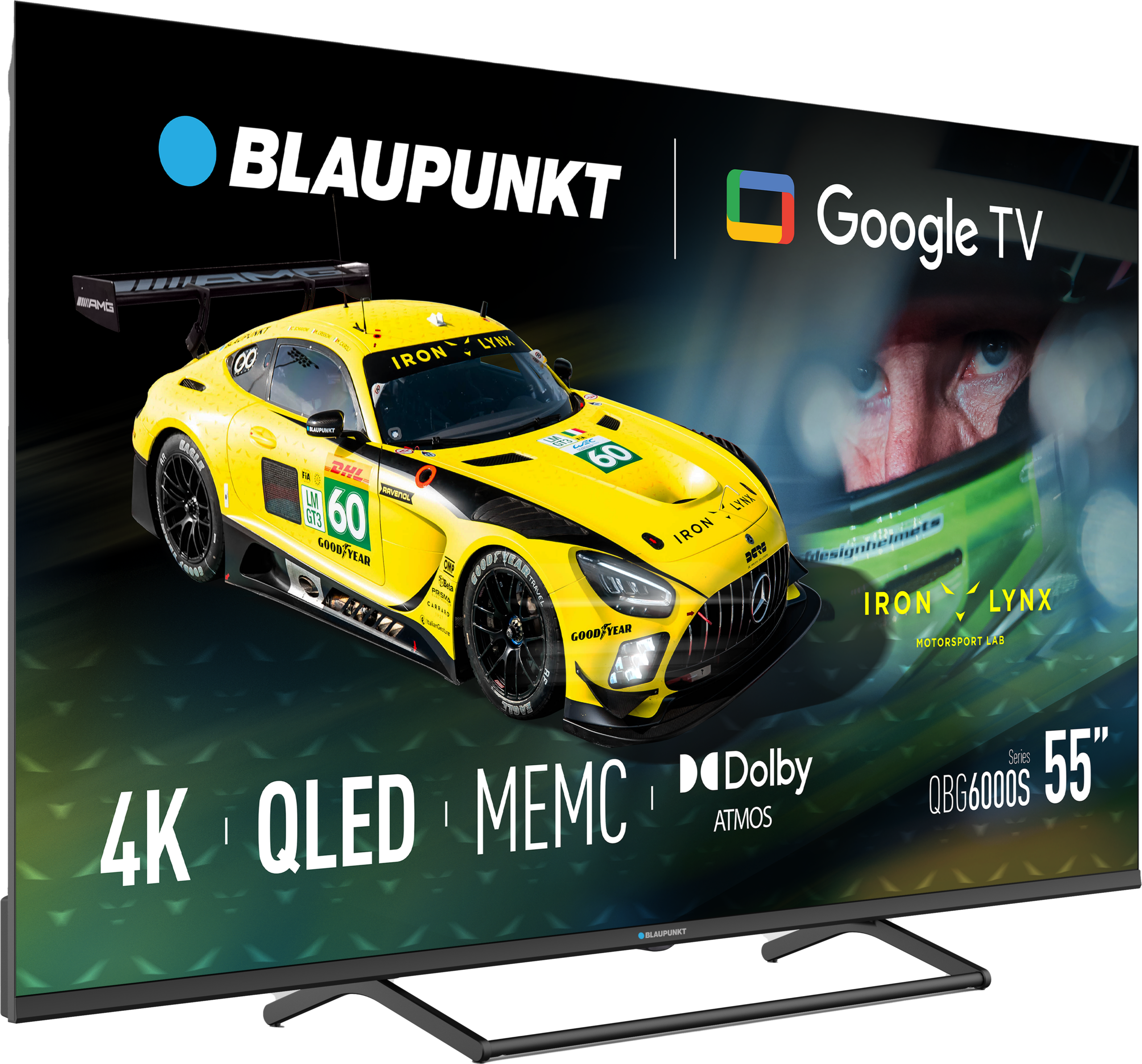 Blaupunkt QLED TV | 55QBG6000S | 55 | Smart TV | Google TV | Black - Image 2