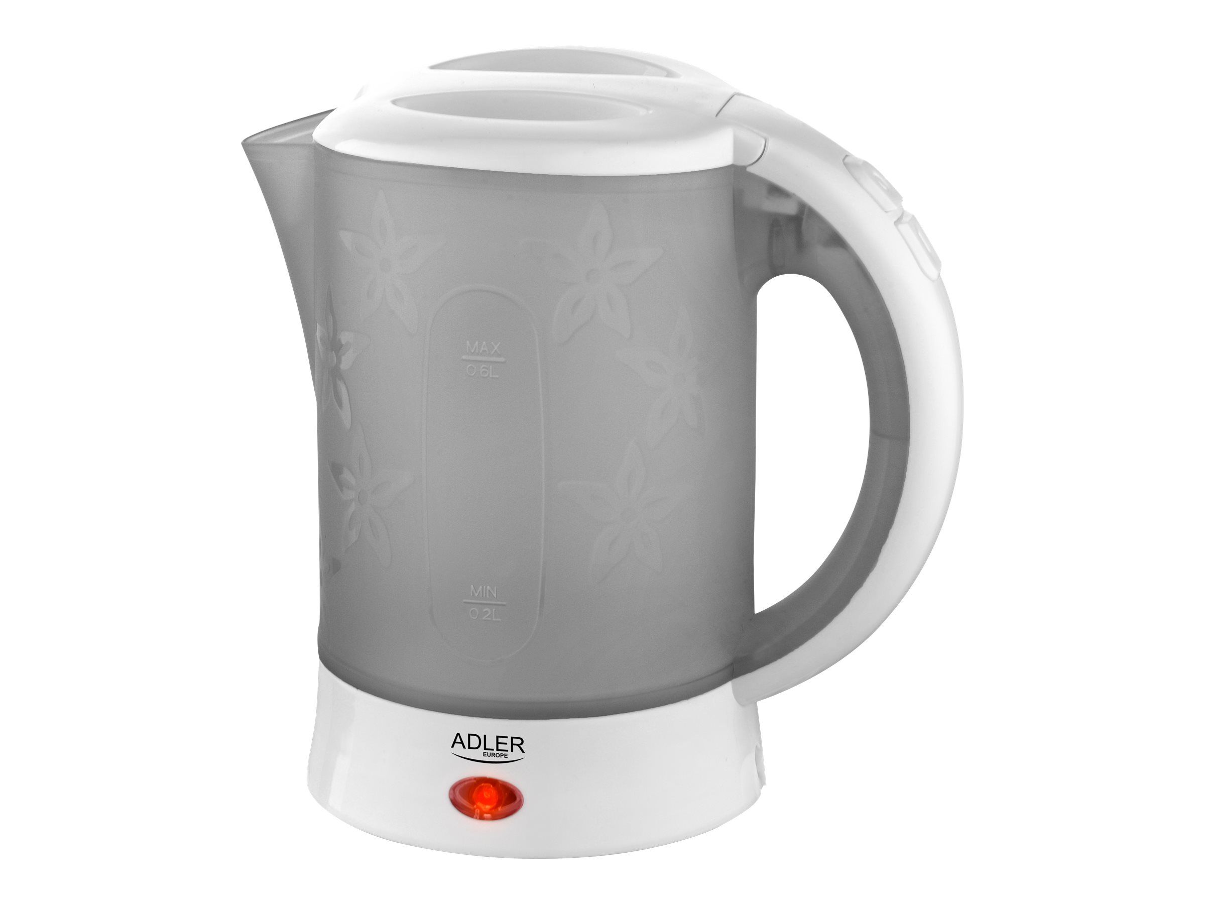 Adler | Travel Kettle | AD 1268 | Standard | 600 W | 0.6 L | Plastic | White - Image 5