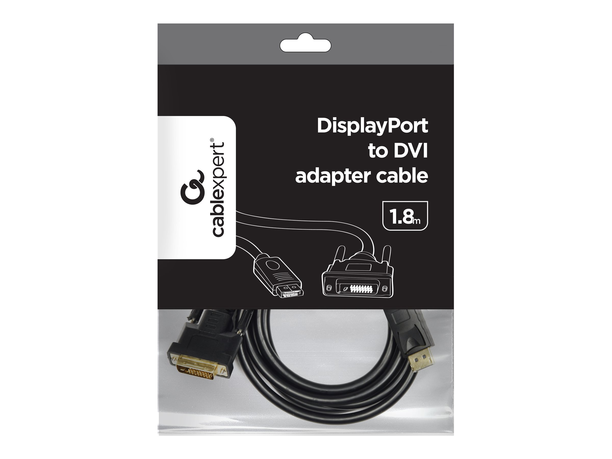 Cablexpert | Adapter cable | DisplayPort | DVI | DP to DVI-D | 1.8 m - Image 8