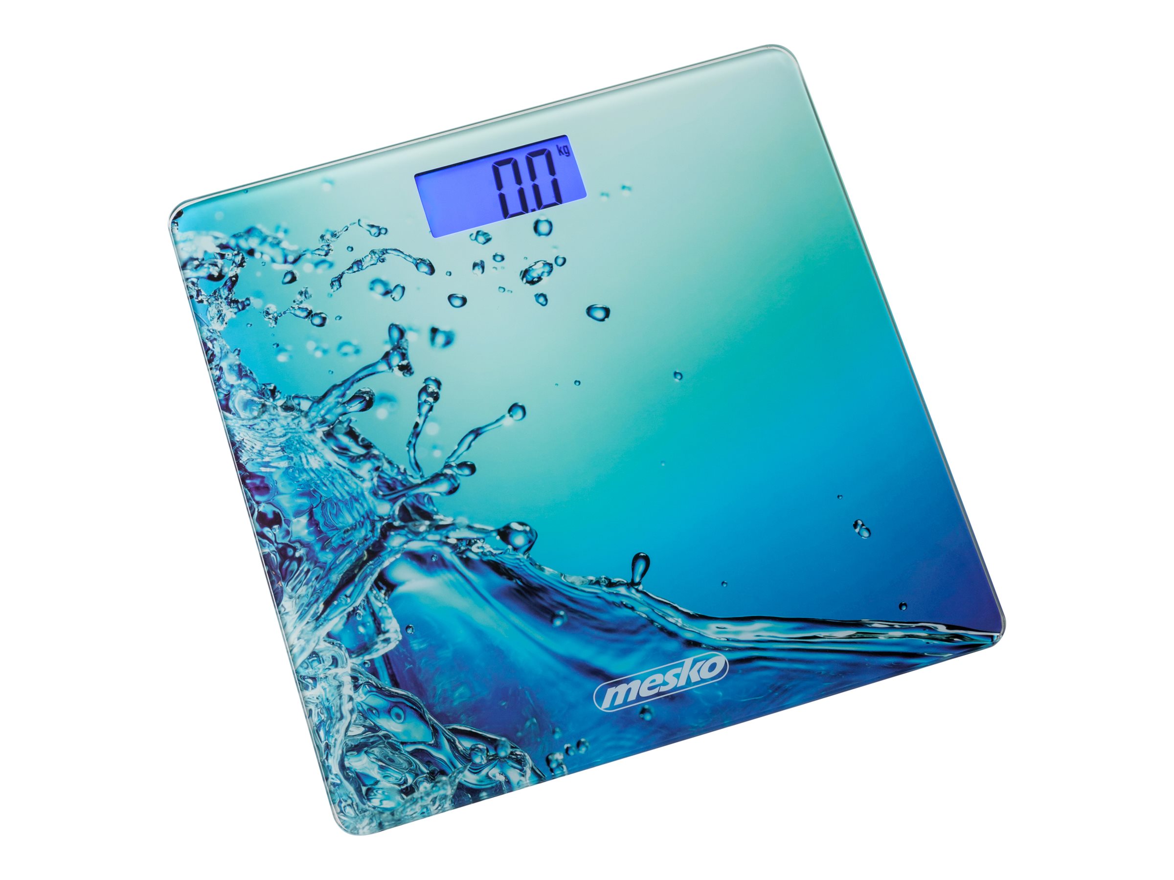 Mesko | Bathroom scales | MS 8156 | Maximum weight (capacity) 150 kg | Accuracy 100 g | Blue - Image 2