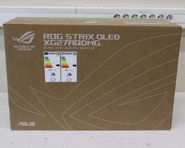 SALE OUT. Asus | ROG Strix OLED | XG27AQDMG | 27 " | WOLED | 16:9 | 240 Hz | 0.03 ms | 2560 x 1440 pixels | HDMI ports quantity 2 | Black | Warranty 36 month(s) | DAMAGED PACKAGING AND INNER FOAM
