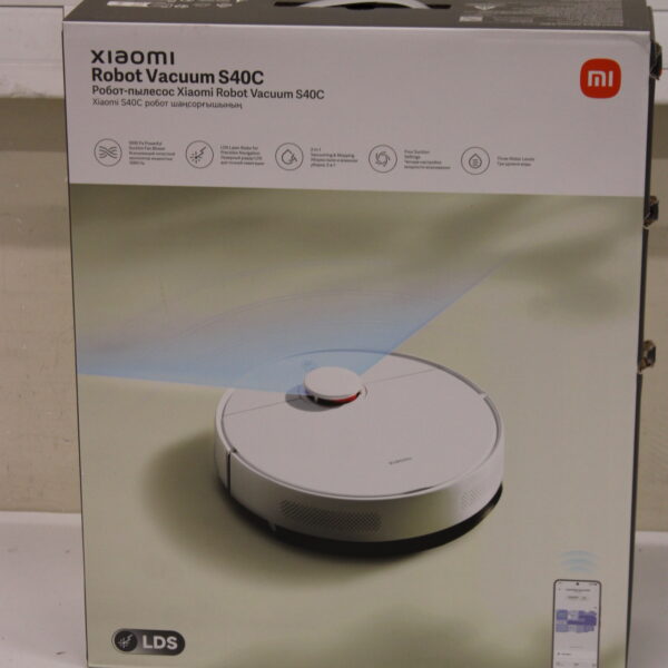 SALE OUT. Xiaomi Robot Vacuum S40C EU | SALE OUT. Xiaomi Robot Vacuum S40C EU | Wet&Dry | 2600 mAh | Dust capacity 0.52 L | 5000 Pa | White | DAMAGED PACKAGING